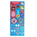 Ver imagem 5 de Patins Derby Retro Arlequina Super Hero Girls Bel Sports - 34/35 - Branco - 32mm
