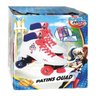 Patins Derby Retro Arlequina Super Hero Girls Bel Sports - 34/35 - Branco - 32mm - 6