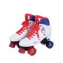 Ver imagem 3 de Patins Derby Retro Arlequina Super Hero Girls Bel Sports - 34/35 - Branco - 32mm