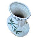 Ver imagem 4 de Vaso Decorativo Cerâmica Craquelada Pintado À Mão Zebra e Coqueiros 39cm Columbus Gold