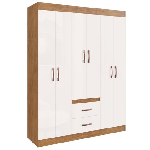 Guarda Roupa 6 Portas 02 Gavetas Montevideu