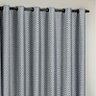 Cortina Atena 3M x 2,80M Semi Blackout + Capas de Almofadas Jacquard - Prata - 2