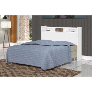Cabeceira De Cama Casal Melissa - Branco