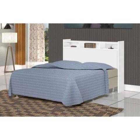 Cabeceira De Cama Casal Melissa - Branco