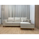 Ver imagem 5 de Sofá 3 Lugares 2,50 M Linho Bege Chaise Aline Plus