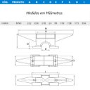 Ver imagem 3 de Bigorna Industrial Ferro Fundido Nodular 60kg 63x21,8x13,8cm Ferramentas Tenace 14004tnc