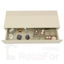 Ver mais imagens de Aparador Nicho Sala Suspenso 1 Gaveta 080 Nobre Off White - Gelius