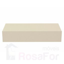Aparador Nicho Sala Suspenso 1 Gaveta 080 Nobre Off White - Gelius - 3