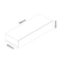 Ver imagem 6 de Aparador Nicho Sala Suspenso 1 Gaveta 080 Nobre Off White - Gelius