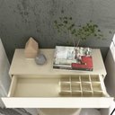 Ver imagem 7 de Aparador Nicho Sala Suspenso 1 Gaveta 080 Nobre Off White - Gelius