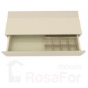 Ver imagem 2 de Aparador Nicho Sala Suspenso 1 Gaveta 080 Nobre Off White - Gelius