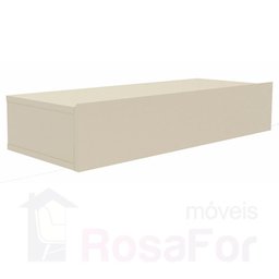 Aparador Nicho Sala Suspenso 1 Gaveta 080 Nobre Off White - Gelius - 4