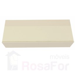 Aparador Nicho Sala Suspenso 1 Gaveta 080 Nobre Off White - Gelius - 12