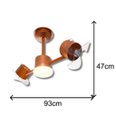 Ver imagem 7 de Ventilador de Teto Treviso Infinit Led Cobre Bivolt