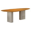 Ver imagem 1 de Mesa para Sala de Jantar Isis Orgânica 2,00m Cinamomo Off White - Leifer