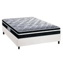 Ver imagem 1 de Cama Box Casal: Colchão Espuma D33 Probel /EP Advanced Tech1500 Plus + Base CRC Courano White(