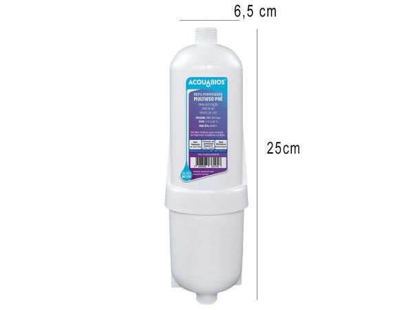 Refil Purificador de Água Multiuso PRÉ Original Acquabios - 3