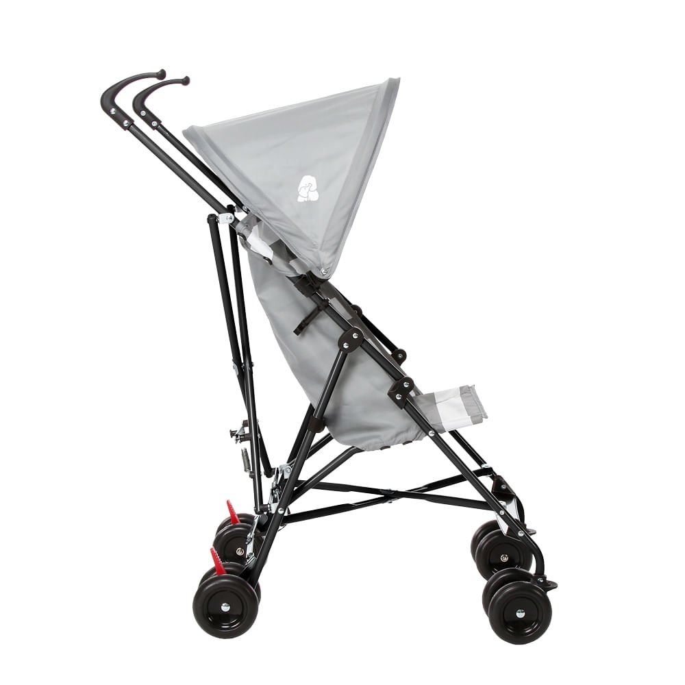 Carrinho Guarda-chuva Malibu 6m-15kgs Cinza Multikids Baby - Bb366out [reembalado] Bb366out Multikid - 4