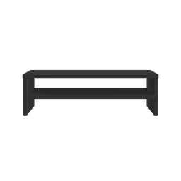 Aparador para Monitor, Apoio de Mesa para Monitor, Prateleira Mesa - Preto - 2