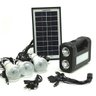 Kit Energia Luminária Placa Solar Emergência Bateria Usb Carrega Celular 4 Lâmpadas - 3