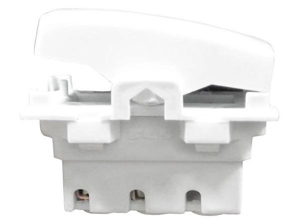 Interruptor Simples 1 Tecla + Tomada 10A 2p+t Sobrepor Externo Com Espelho Branco Linha Viena - 30 U - 11
