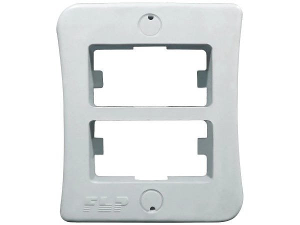 Interruptor Simples 1 Tecla + Tomada 10A 2p+t Sobrepor Externo Com Espelho Branco Linha Viena - 30 U - 7