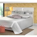 Ver imagem 1 de Cabeceira Para Cama Casal Quarto Florença Branco