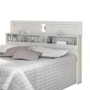 Ver imagem 2 de Cabeceira Para Cama Casal Quarto Florença Branco