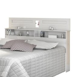 Cabeceira Para Cama Casal Quarto Florença Branco - 2