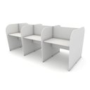 Ver imagem 3 de Mesa de Trabalho Call Center para 6 Pessoas 2,77m Cinza F5 Cor:cinza