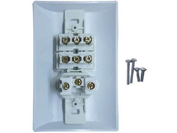 Interruptor Paralelo 2 Teclas + Tomada 20A 2p+t Com Espelho Branco - 10 Unidades - 4