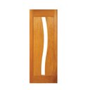 Ver imagem 2 de Folha de Porta de Madeira Maciça Tauari 210x62x3,3 Vidro em S Jomadi