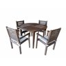 Conjunto Bela Vista Mesa 4 Cadeiras Gourmet Madeira Jardim - 1