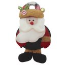 Ver imagem 1 de Kit 2 Enfeites de Natal com Lousa Papai Noel 18cm