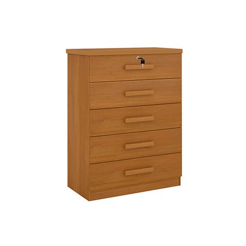 Cômoda 5 Gavetas Classic Organize Cor:cinamomo