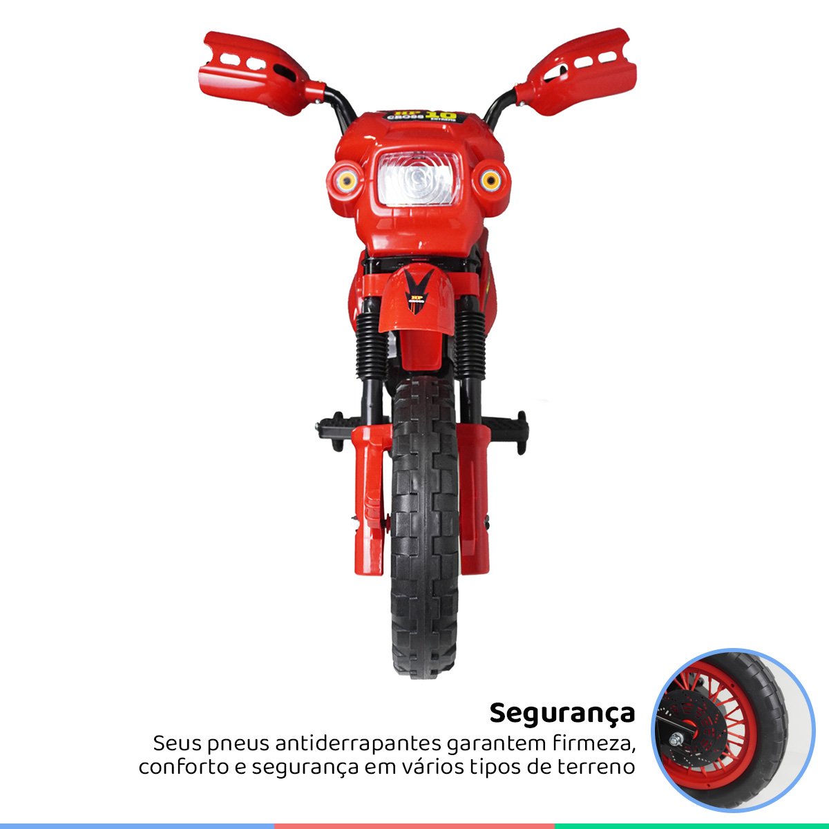 Moto Elétrica Motinha Mini Moto Motocross Infantil Criança Menino Homeplay Realista 6v Apartir de 3  - 4