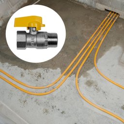 Registro Válvula Esférica Reta Rm X Rf 1/2'' Pex Gás Astra - 2