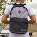 Ver imagem 6 de Mochila Escolar Básica FATAL Produto Original de alta qualidade FTM 1700800 - Cinza