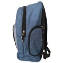 Ver imagem 5 de Mochila Universitária HD Impermeável 5 Compartimentos Com Bolso Térmico Reforçada HDM700 - Azul - Li