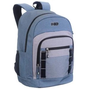Mochila Universitária HD Impermeável 5 Compartimentos Com Bolso Térmico Reforçada HDM700 - Azul - Li