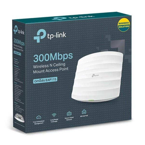 Access Point Tp-Link Wireless N 300Mbps EAP115 - Branco - 4