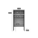 Ver imagem 2 de Modulado de Quarto Armário Ponte Aéreo Casal Rizon/linea C/ 3 Portas Cumaru/fendi 25 - Novo
