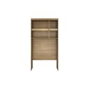 Ver imagem 3 de Modulado de Quarto Armário Ponte Aéreo Casal Rizon/linea C/ 3 Portas Cumaru/fendi 25 - Novo