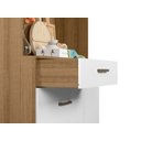 Ver imagem 4 de Armário de Cozinha Multiuso Branco Espaçoso com 4 Portas e Cristaleira Luxo Vp