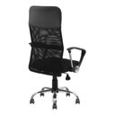 Ver imagem 5 de Cadeira Ergonômica Nr17 Mesh Preta Conforto Lombar, Giratória e Ajustável P/ Escritório