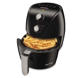 Fritadeira Air Fryer Mondial New Pratic 3,5L AF-31 Preta 220V - 1