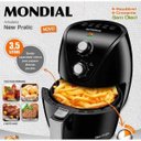 Ver imagem 3 de Fritadeira Air Fryer Mondial New Pratic 3,5L AF-31 Preta 220V