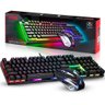 Kit Teclado e Mouse Gamer Usb com Led Rgb Abnt2 Ebai - Km900 - 4