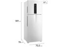 Ver imagem 2 de Geladeira Electrolux Frost Free Duplex Branco 480l