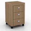 Ver imagem 4 de Conjunto de Escritório com Escrivaninha 04 pç CJ43018-036 Tecno Móbili - Tecno Móbili Amêndoa